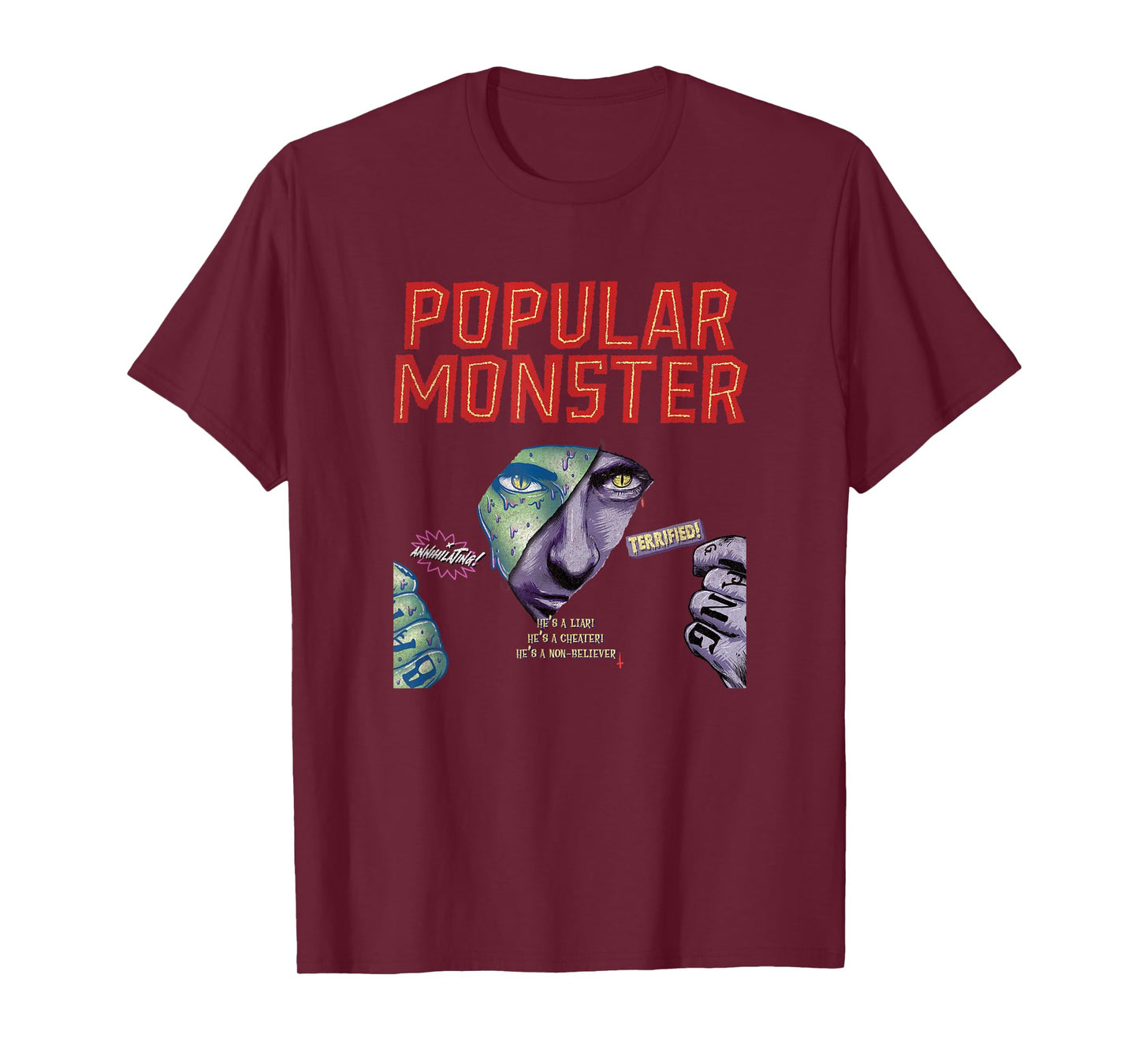 Falling In Reverse - Official Merchandise - Popular Monster T-Shirt