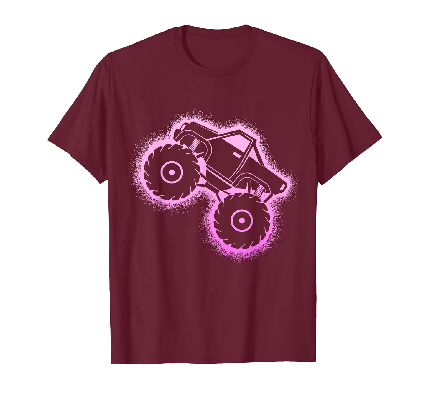Monster Truck Girls Ladies T-Shirt