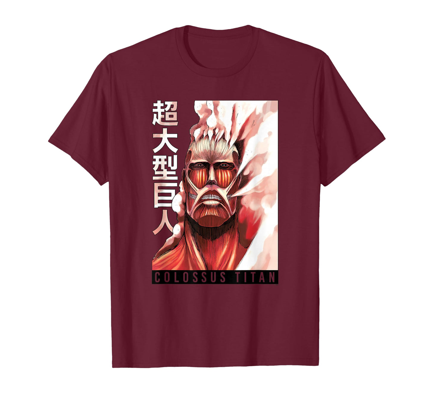 Attack on Titan Colossus Titan with Kanji Anime Manga T-Shirt