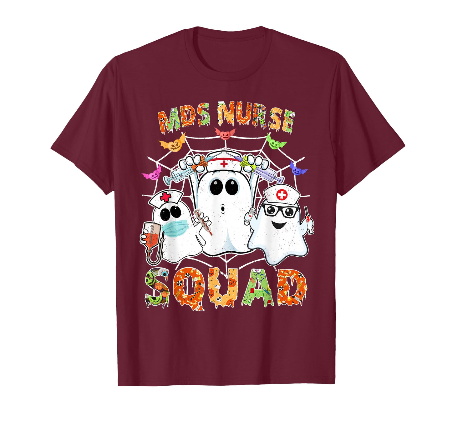 MDS Nurse Squad Boo Halloween Matching T-Shirt