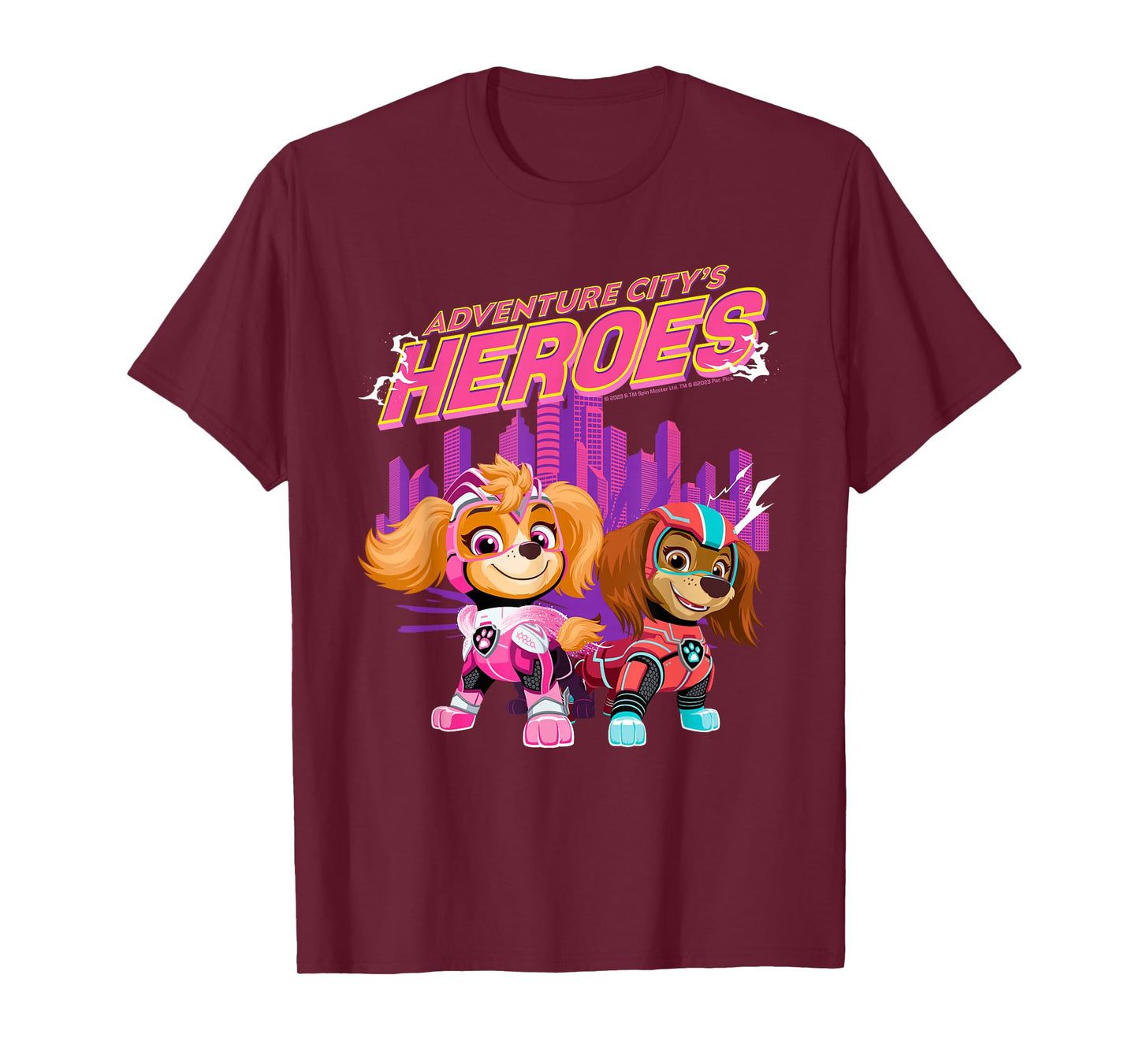 PAW Patrol: The Mighty Movie Adventure City's Heroes T-Shirt