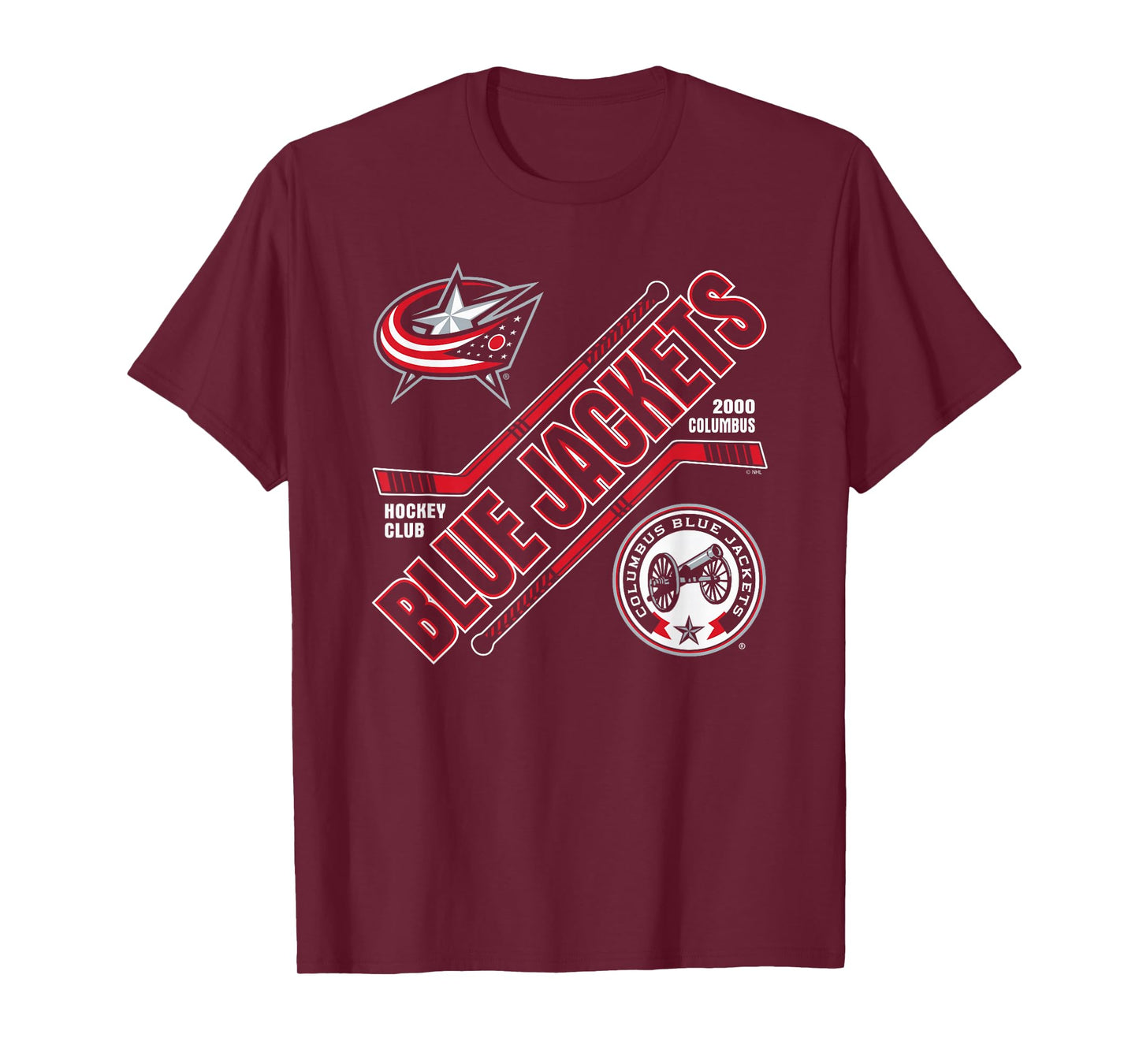 Columbus Blue Jackets Force Navy Officially Licensed T-Shirt