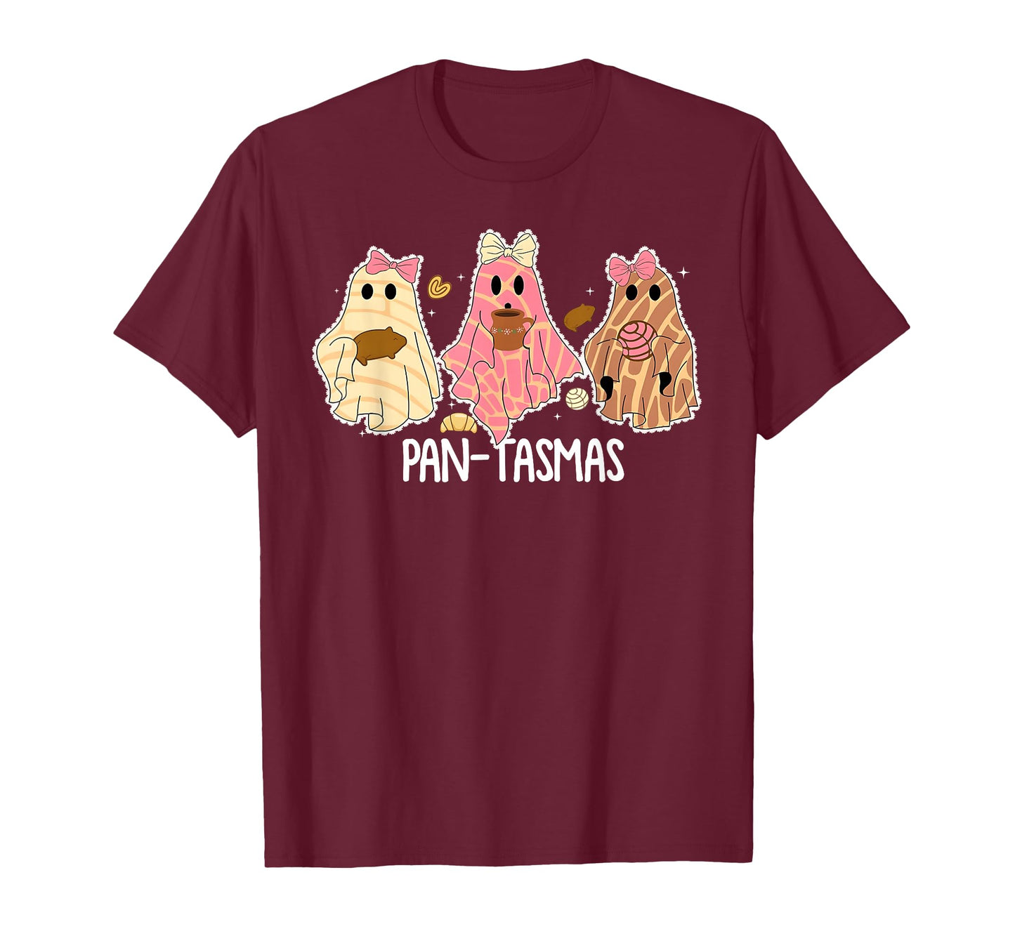 Pantasmas Conchas Ghost Halloween Mexican Girl Women Kids T-Shirt