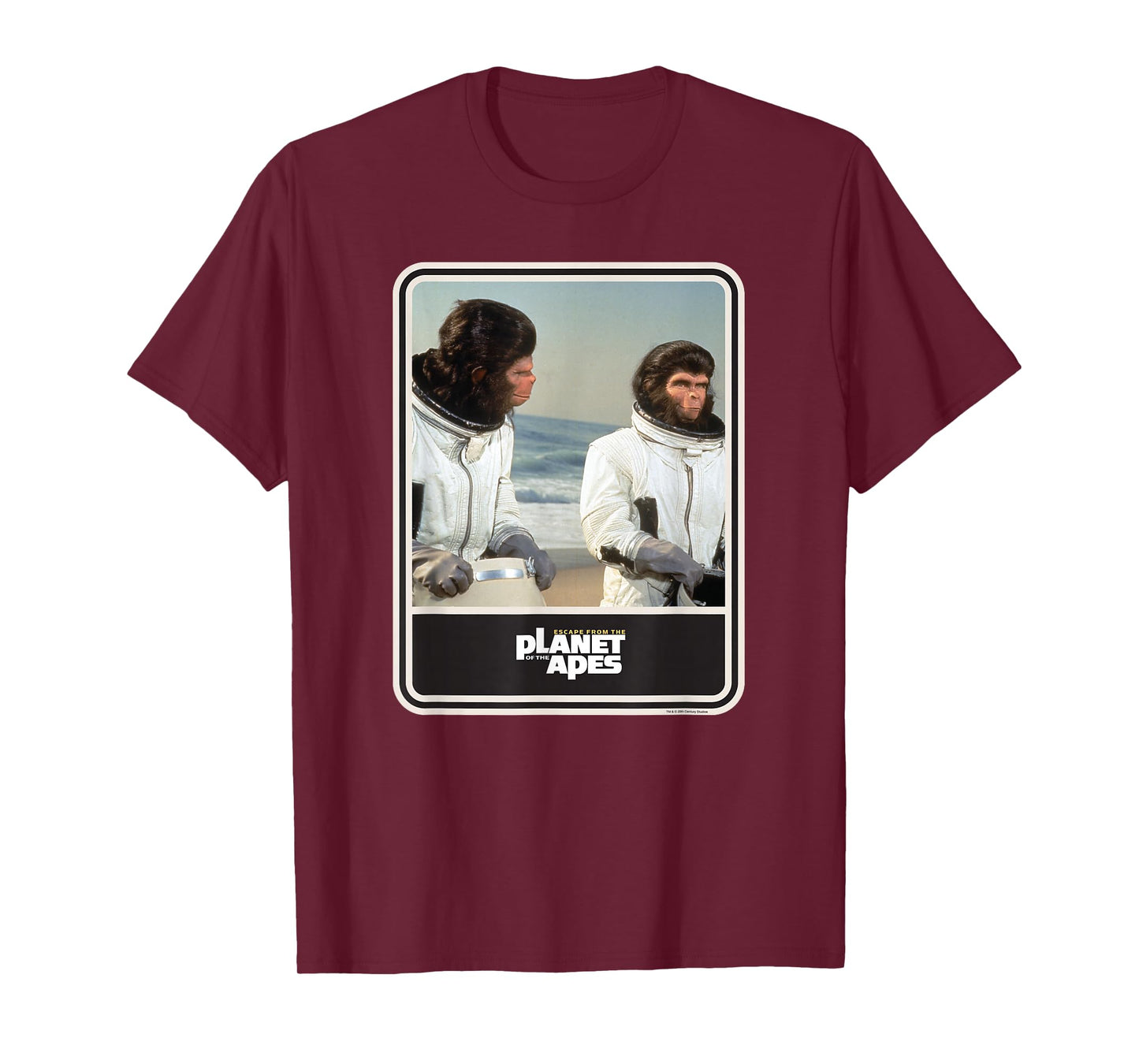 Escape from The Planet of The Apes 1971 Cornelius and Zira T-Shirt