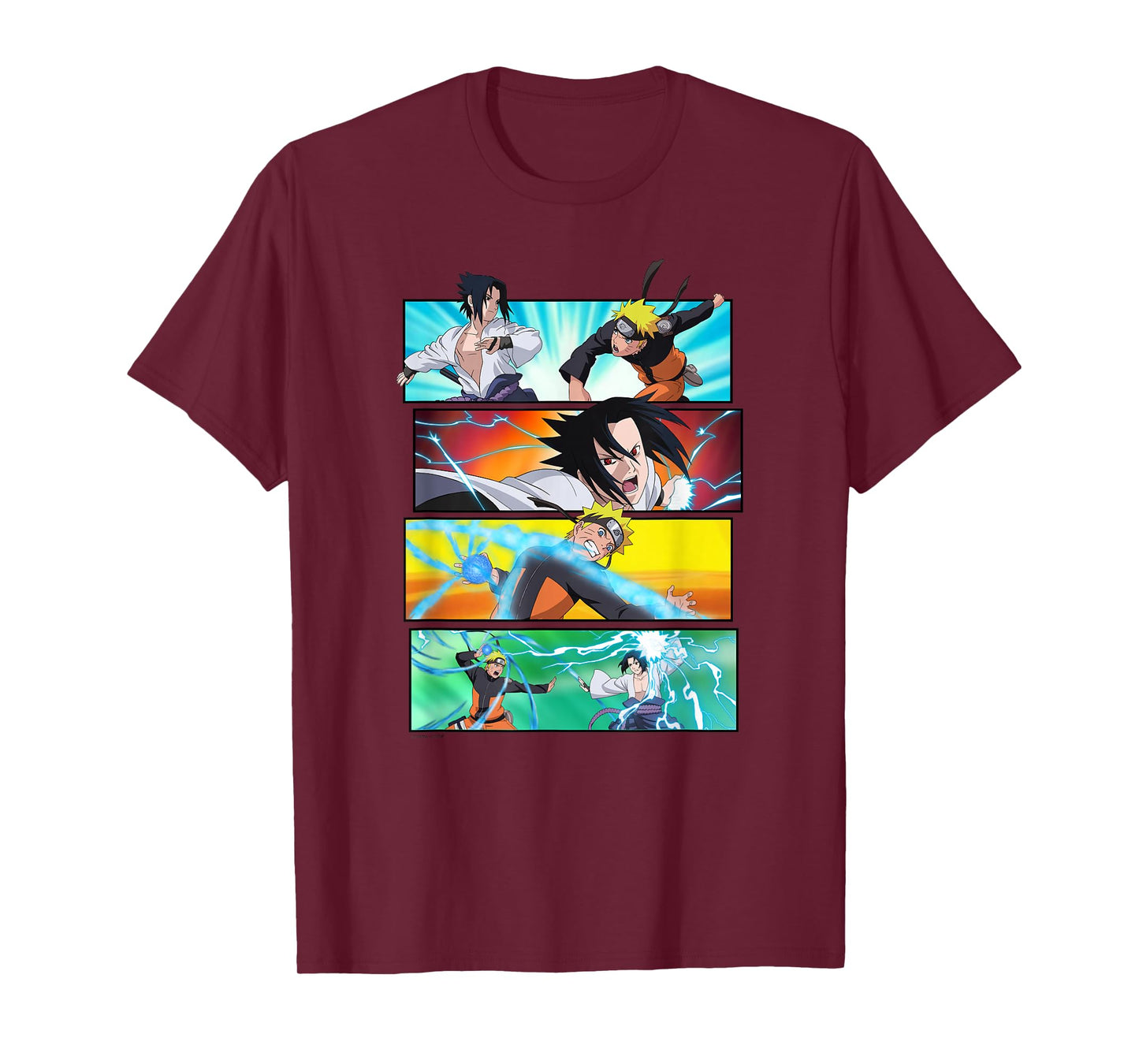Naruto Shippuden Naruto vs Sasuke T-Shirt