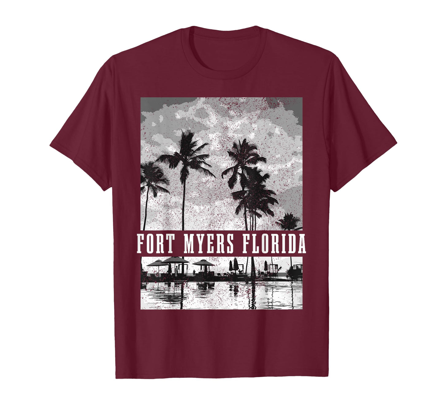 Fort Myers Beach Florida Vintage USA America Souvenir T-Shirt
