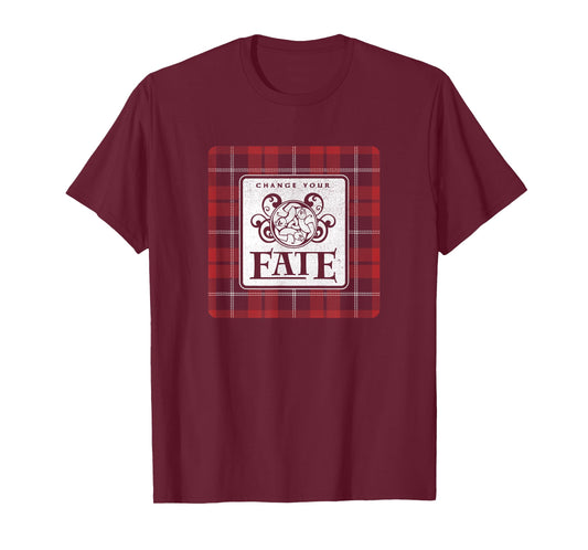 Disney Brave Change Your Fate Plaid Logo T-Shirt
