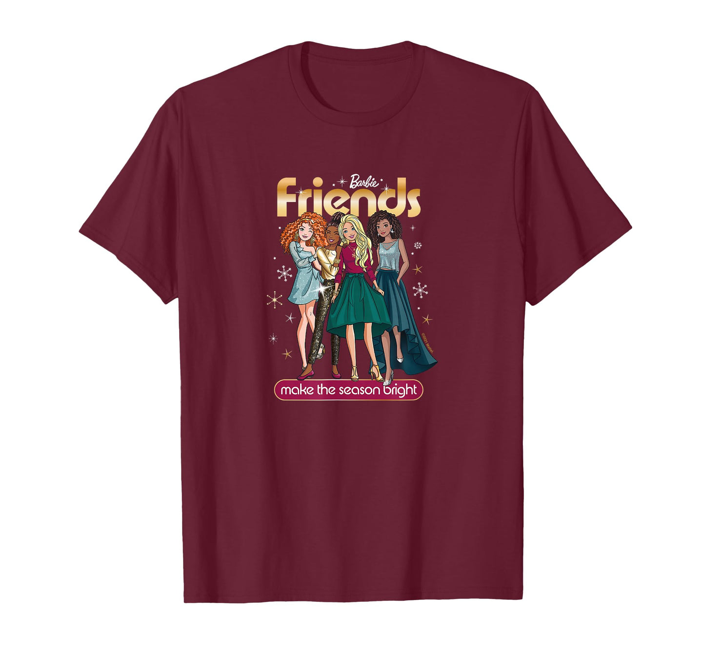 Barbie - Christmas - Friends Season Bright T-Shirt