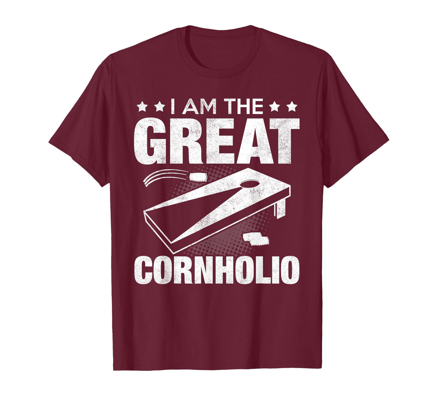 Cornhole Teams I Am the Great Cornholio Black X-Small Crew Neck T-Shirt