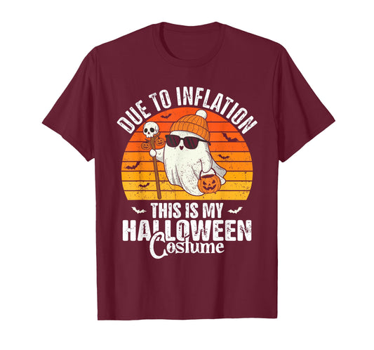 Due to Inflation This is My Funny Halloween Costume T-Shirt