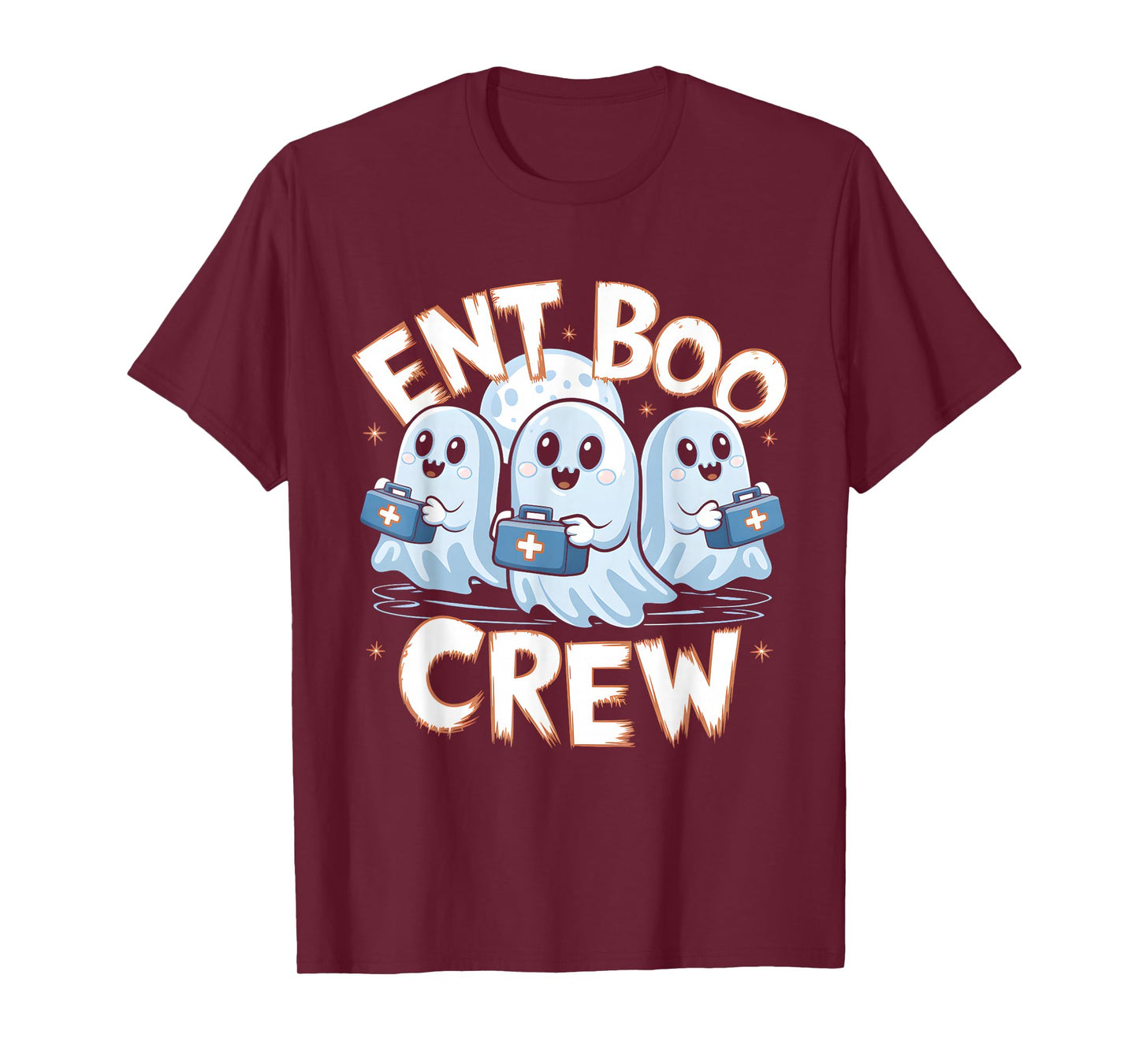 Spooky ENT Boo Crew Halloween Nurse Practitioner T-Shirt