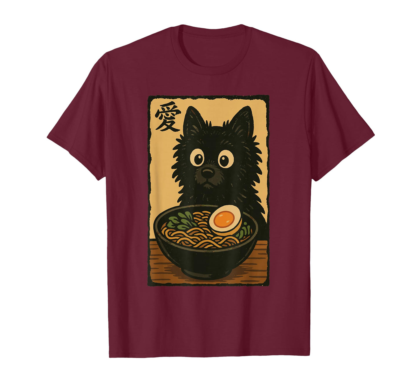 Dog Ramen Japanese Kawaii Anime Dog Graphic T-Shirt