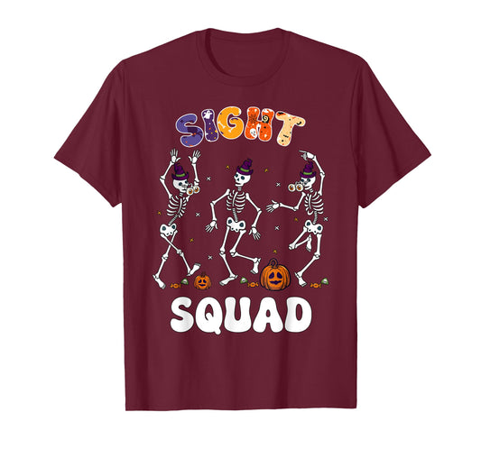 Sight Squad Ghost Witch Hat Halloween Optometrist Optometry T-Shirt
