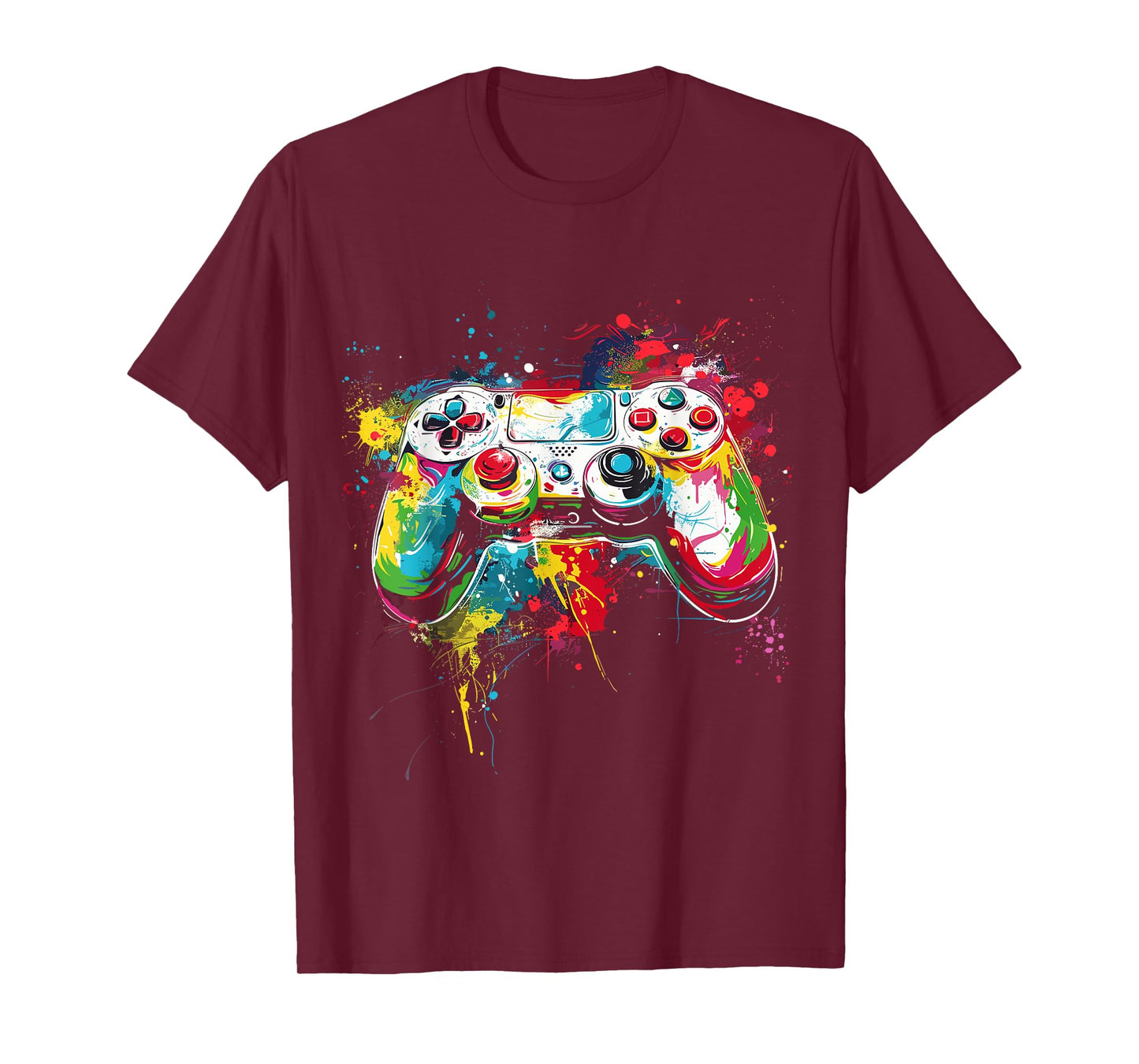 Control All The Things Video Game Controller Gamer Boys Men T-Shirt