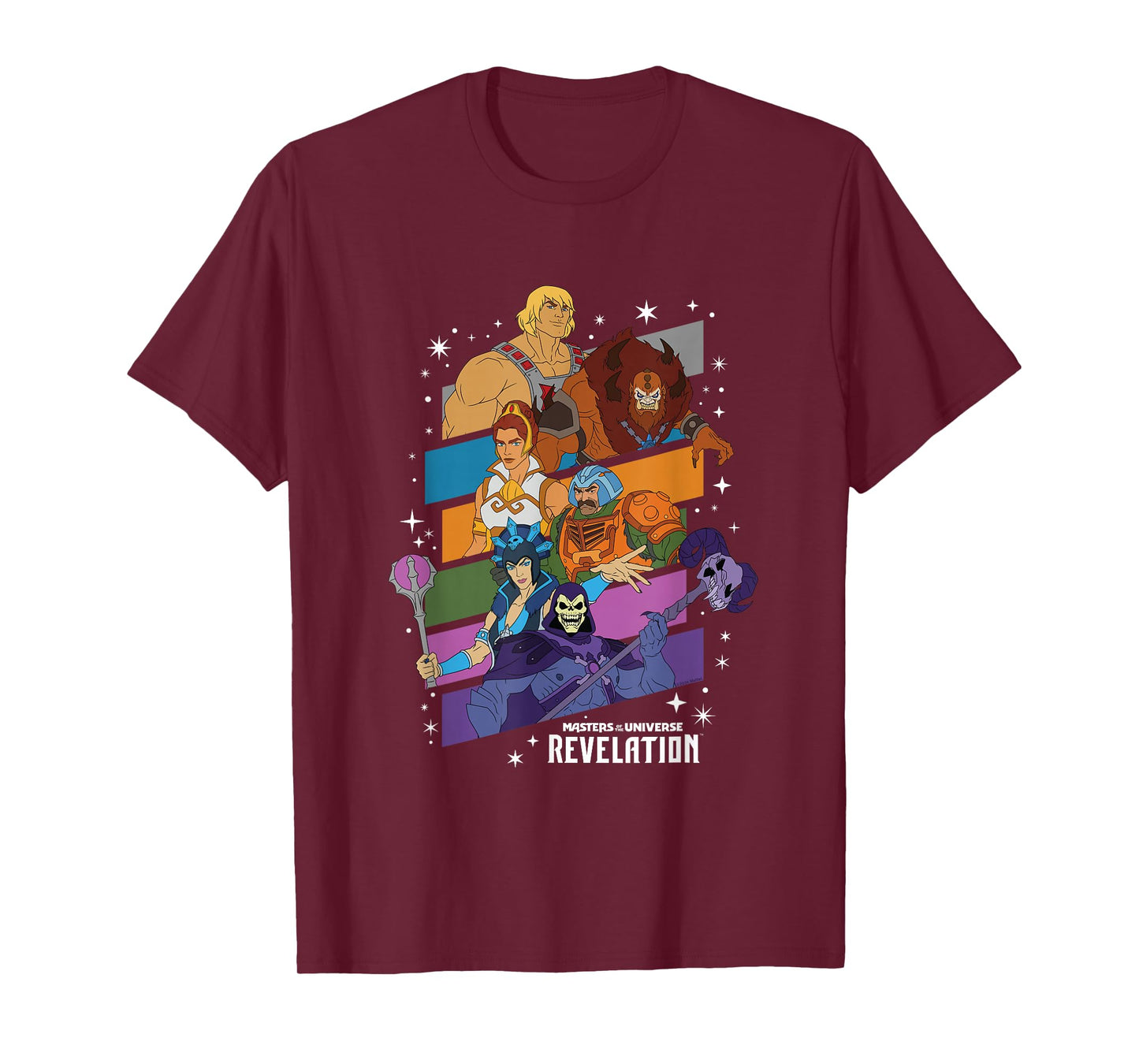 Masters of The Universe Revelation Character Grid T-Shirt