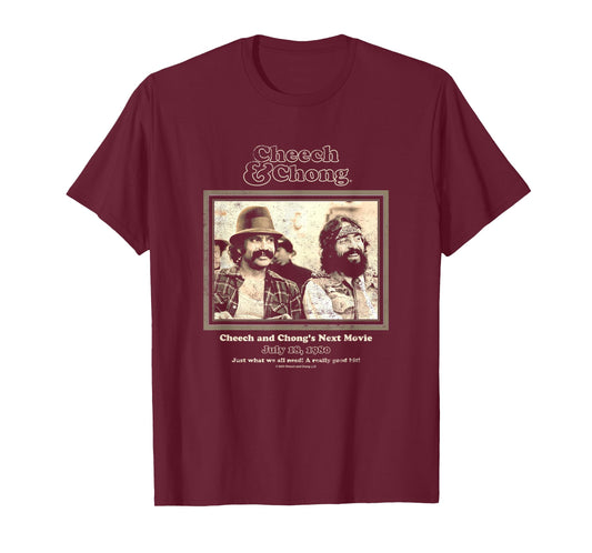Cheech & Chong Their Next Movie Promotional Poster Retro T-Shirt