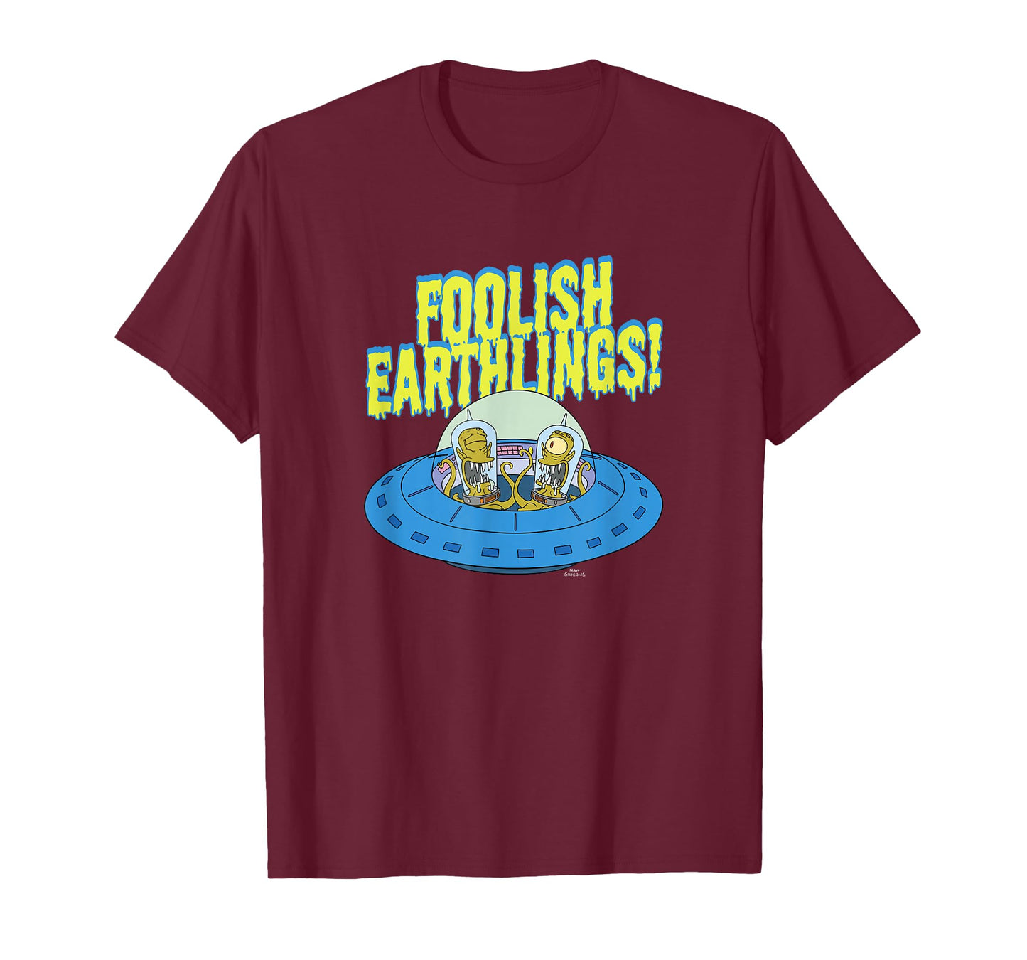 The Simpsons Kang & Kodos Foolish Earthlings T-Shirt