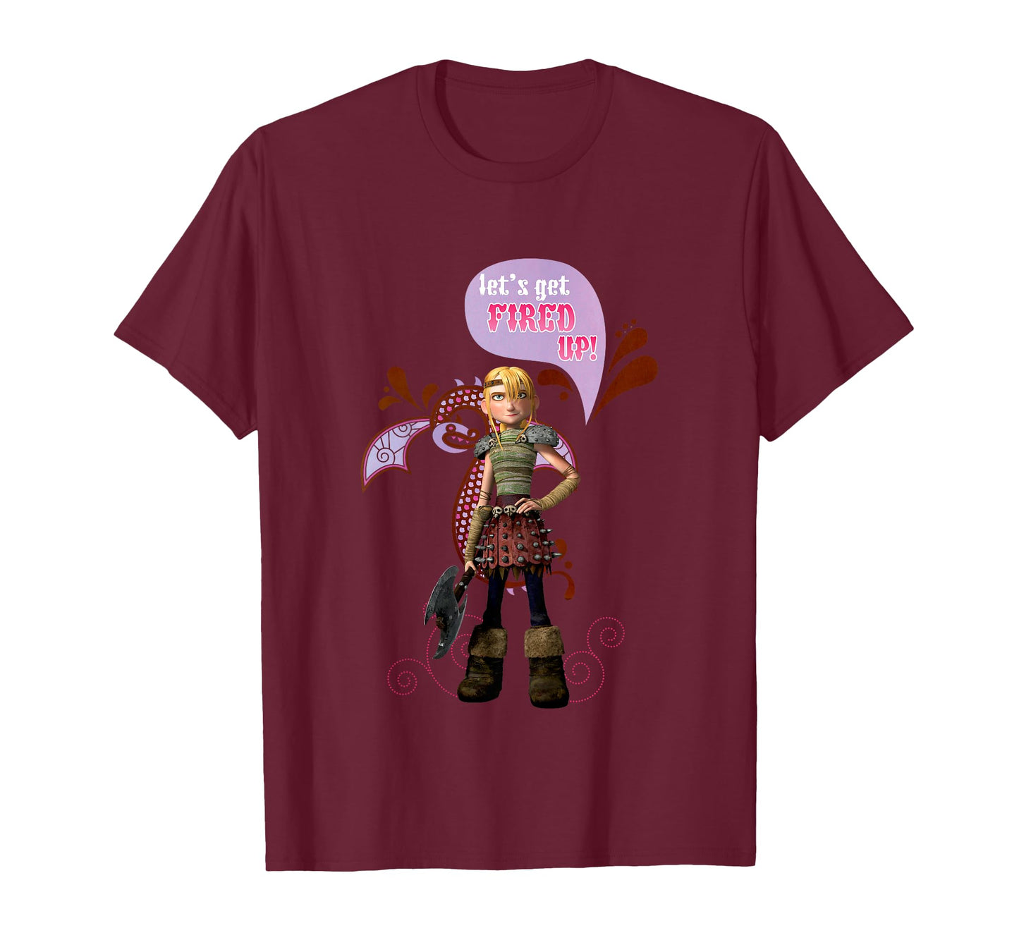 DreamWorks' Dragons: Let's Get Fired Up! Astrid T-Shirt T-Shirt