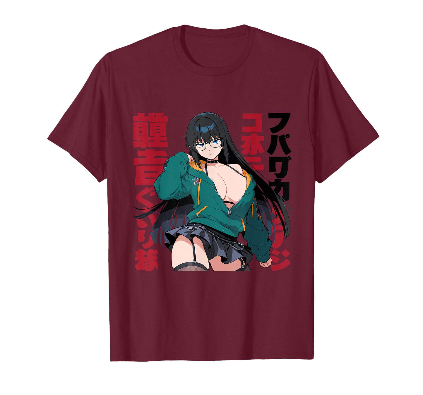 Waifu Sexy Anime Girl Model Cover Page Japanese Style T-Shirt
