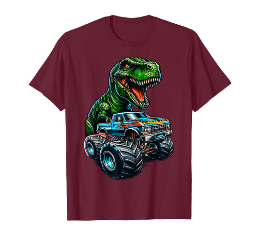 Retro Monster Truck Birthday Party Monster Trucks T-Shirt