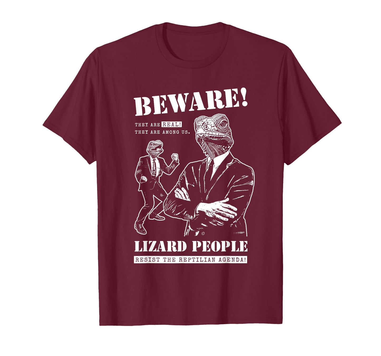 UFO Nerds Lizard People T-Shirt - Women, Sci-Fi & Fantasy Enthusiasts - Black - Small - Short Sleeve - T-Shirt