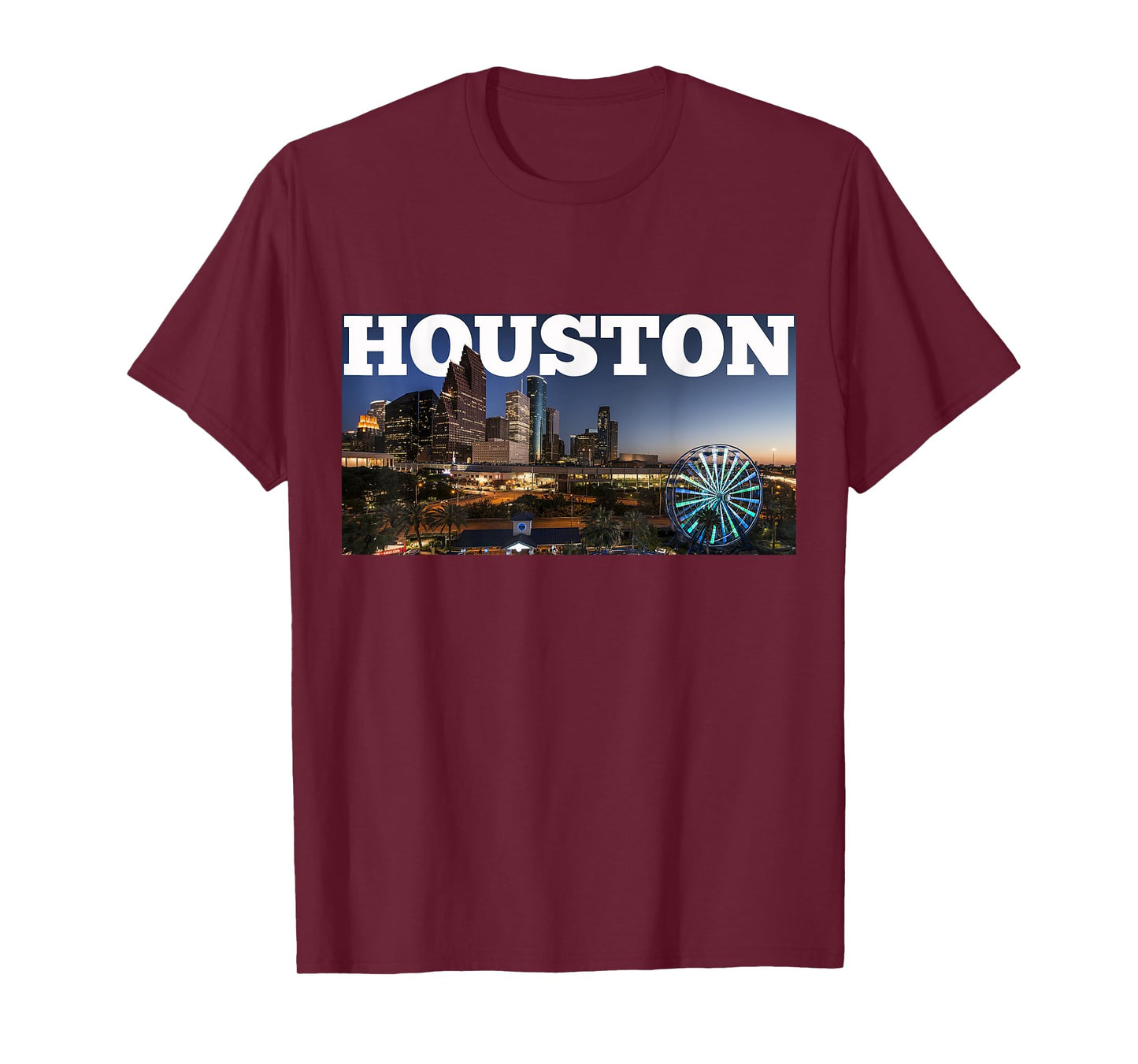 Houston City Skyline - Downtown Cityscape Photo Souvenir T-Shirt