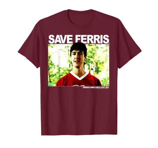 Ferris Bueller's Day Off T-Shirt, Men's, Unisex-Adults, Short Sleeve, Black, Small, Classic Fit, Movie Quote T-Shirts