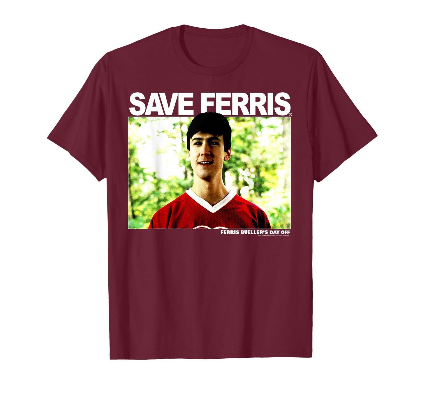 Ferris Bueller's Day Off Cameron Save Ferris Photoreal T-Shirt