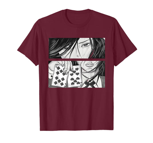Anime Poker Girl T-Shirt