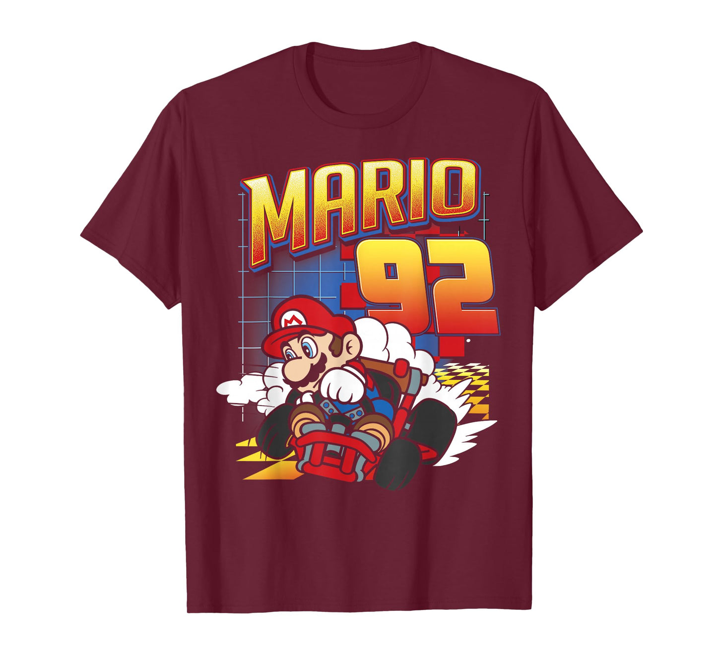 Mario Kart 92 Classic Drift Colorful Graphic T-Shirt T-Shirt