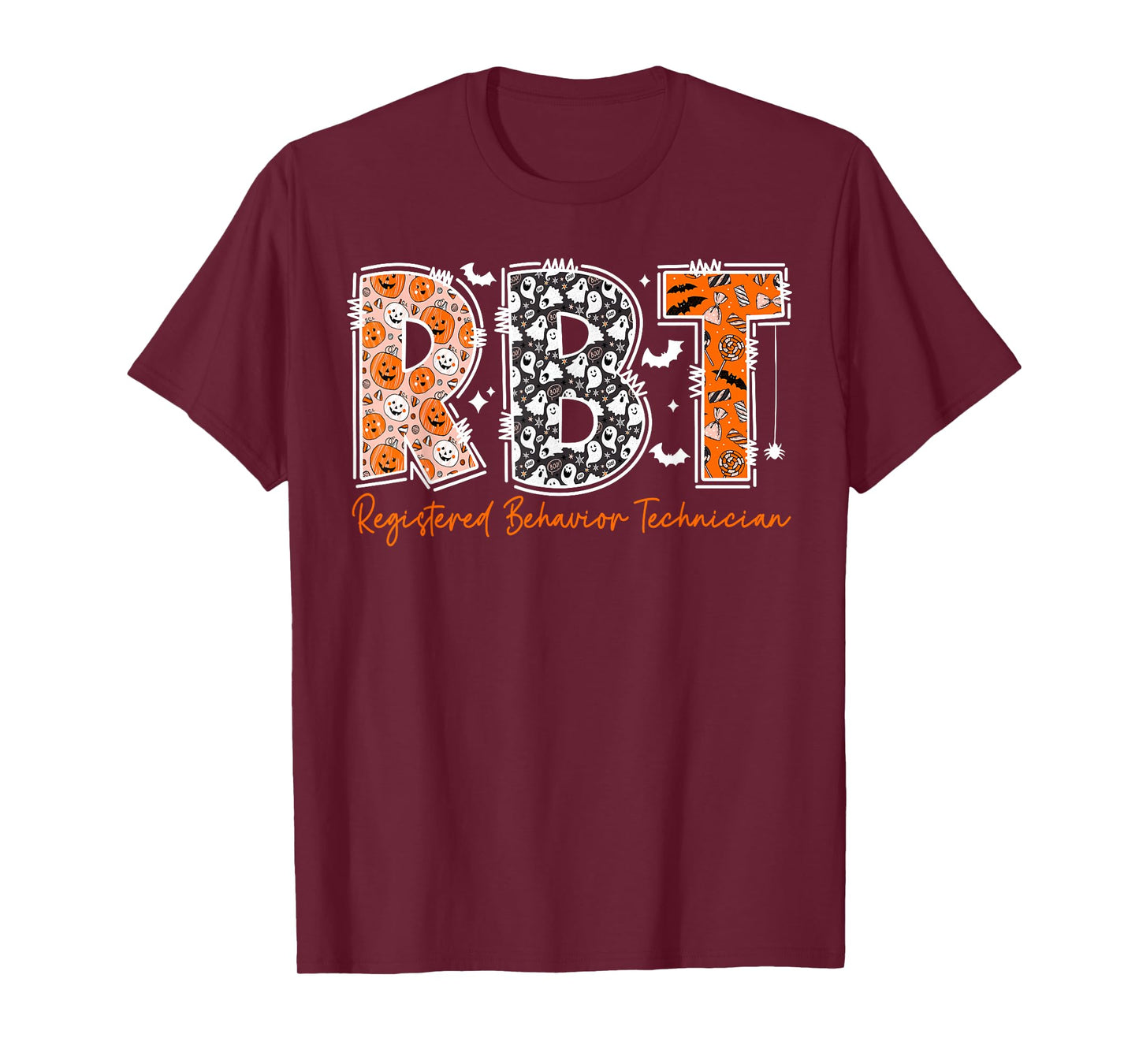 Funny RBT Halloween Registered Behavior Technician Halloween T-Shirt