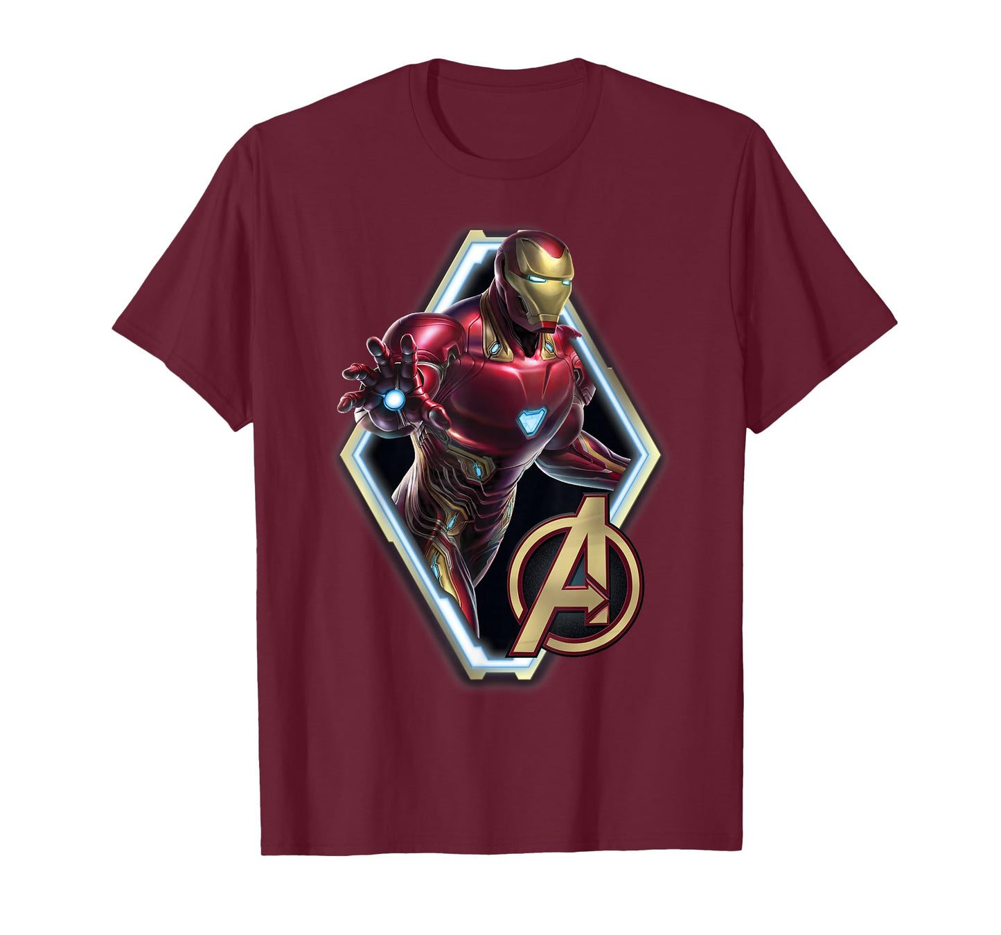 Marvel Avengers Endgame Iron Man Logo Graphic T-Shirt T-Shirt