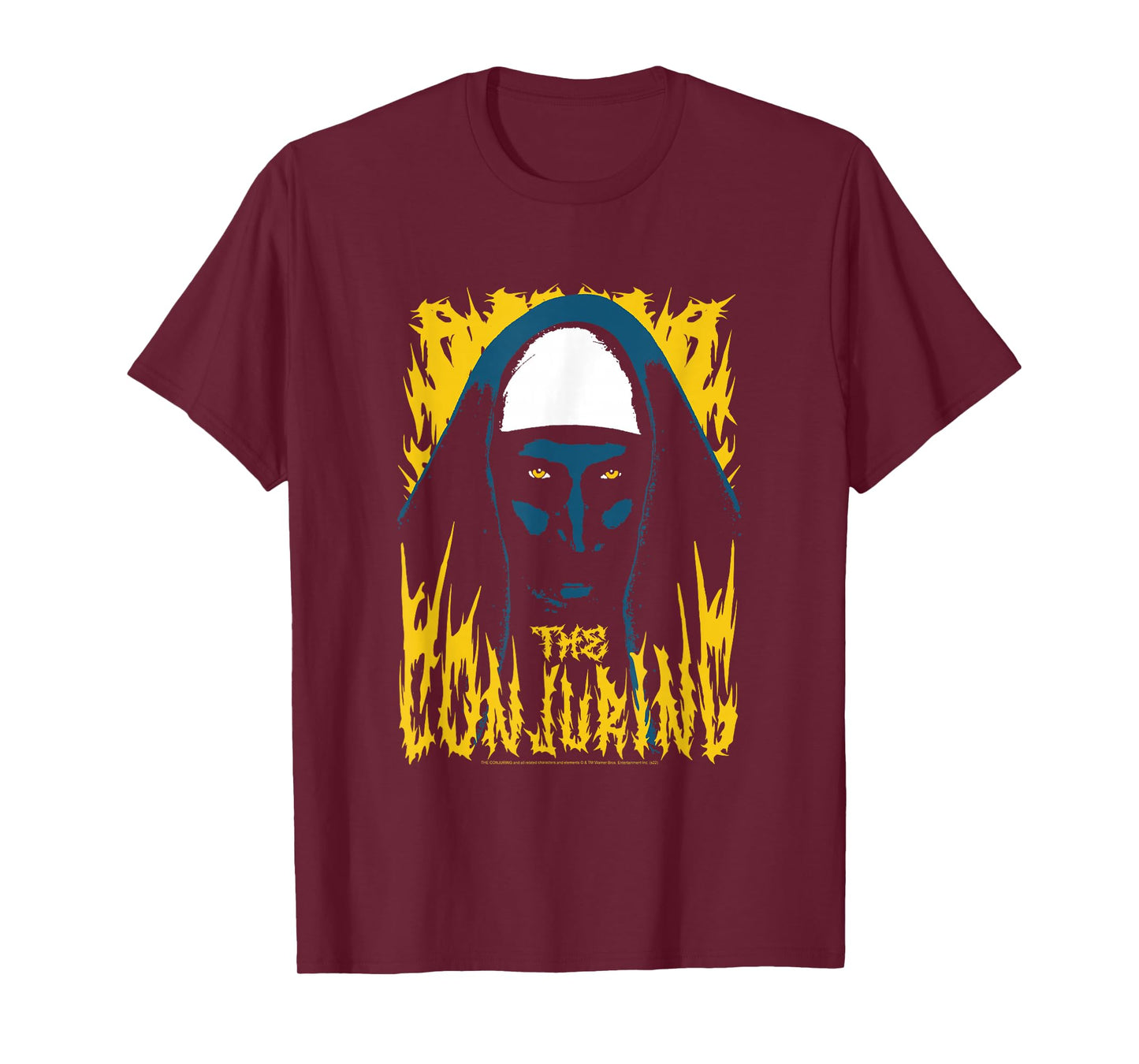The Conjuring Extreme Metal Nun Horror Movie T-Shirt