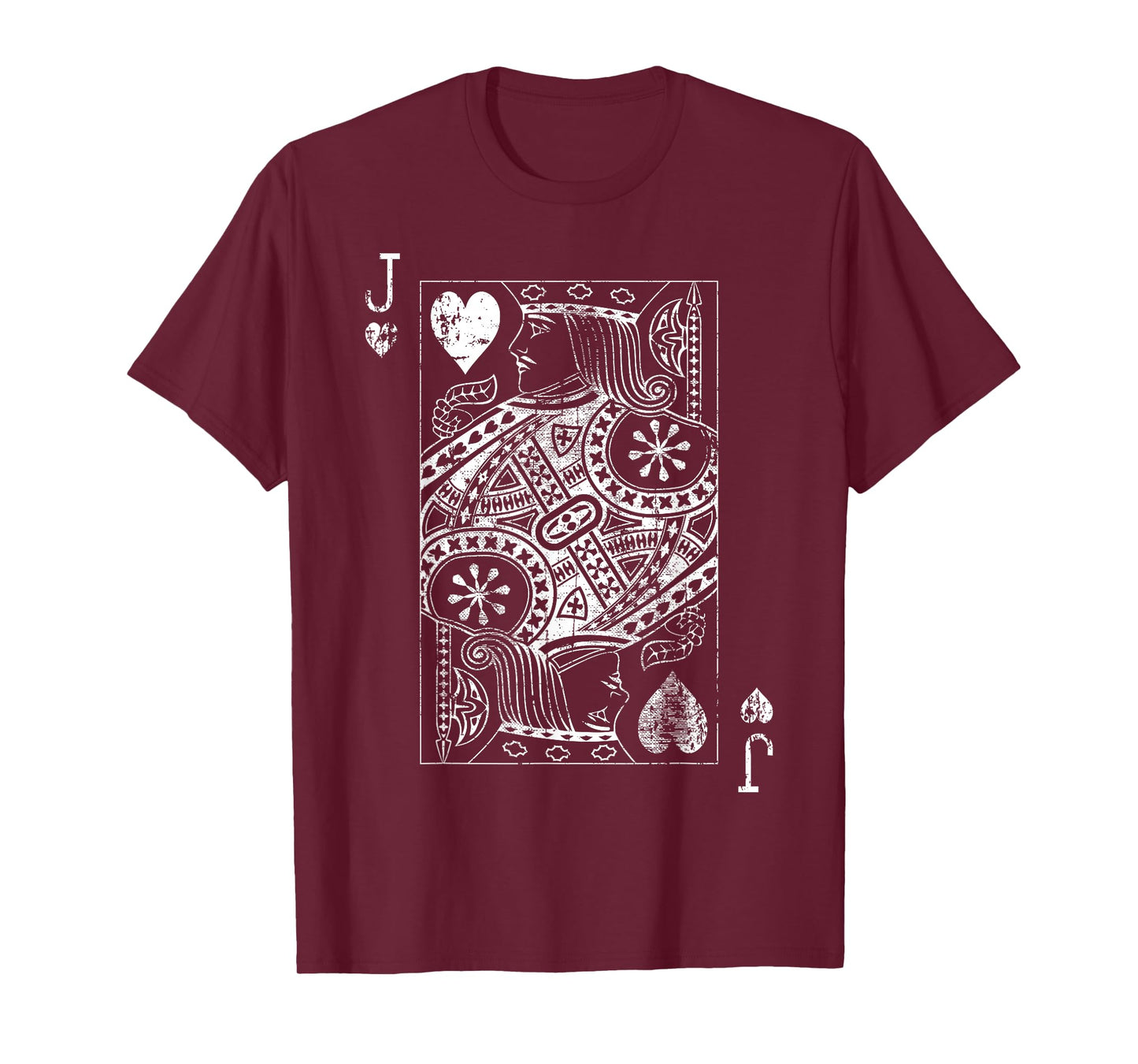 Jack Of Hearts Vintage Card T-Shirt