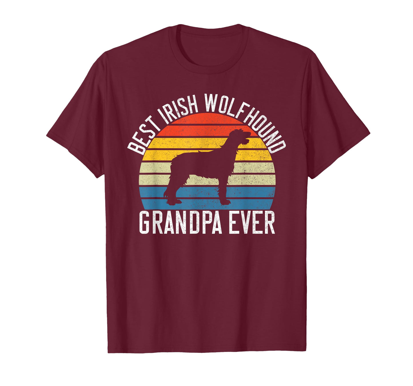 Best Irish Wolfhound Grandpa Ever Irish Wolfhound T-Shirt