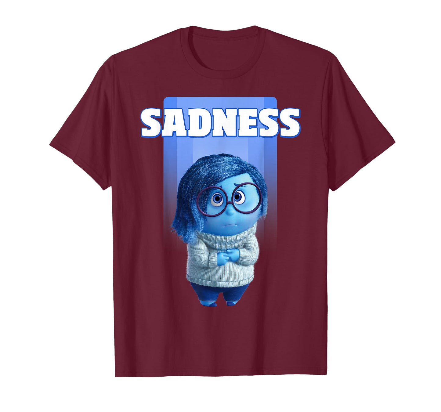 Disney Pixar Inside Out Sadness Portrait T-Shirt
