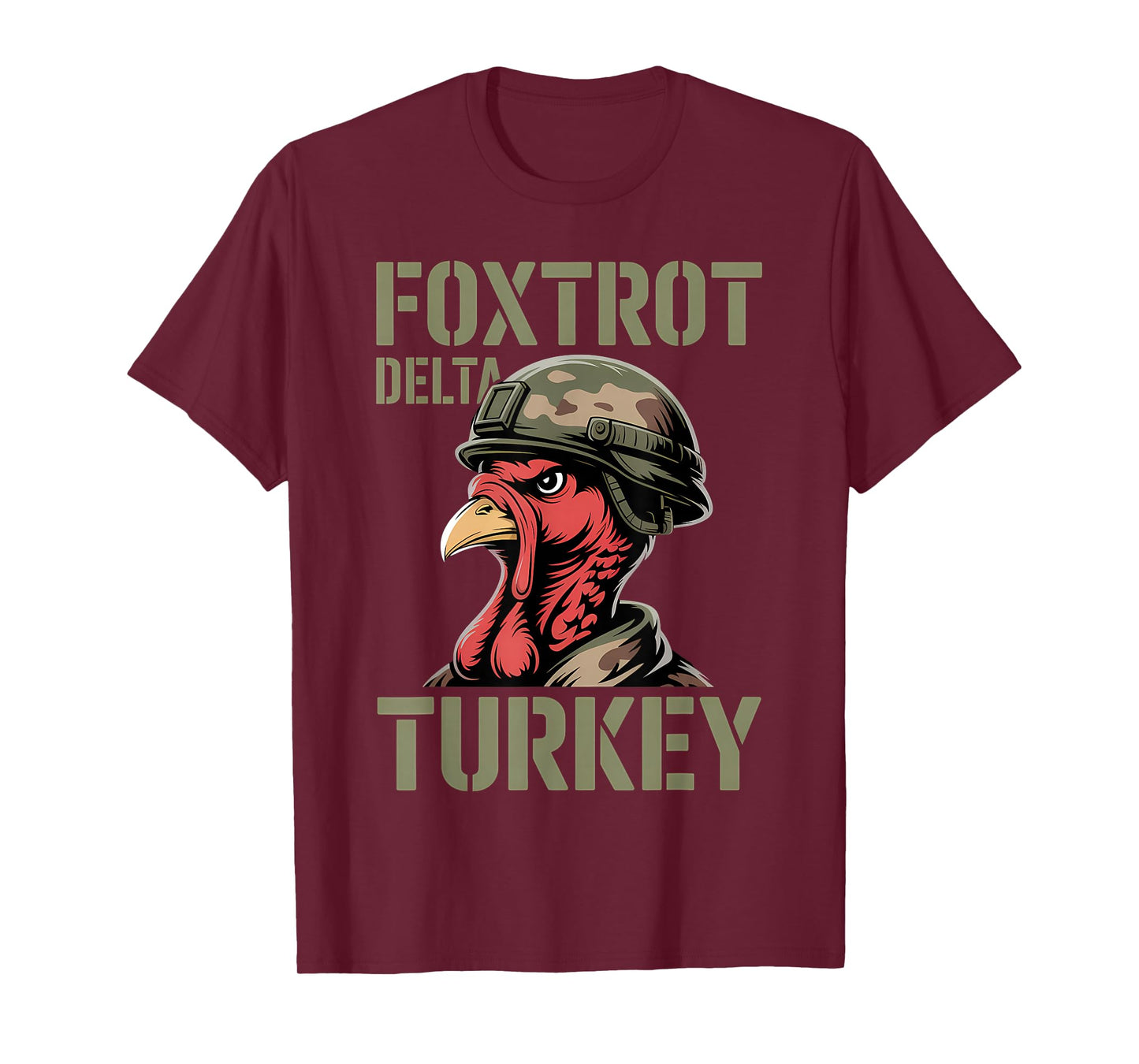Foxtrot Delta Turkey Funny Military Thanksgiving T-Shirt