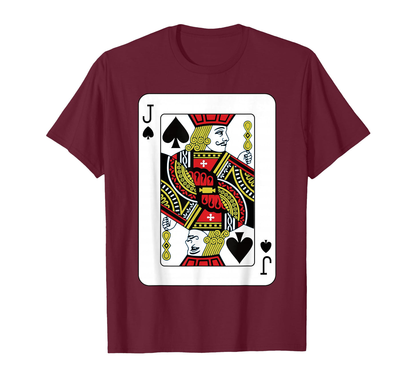 Jack Of The Spades Playing Card Poker T-Shirt