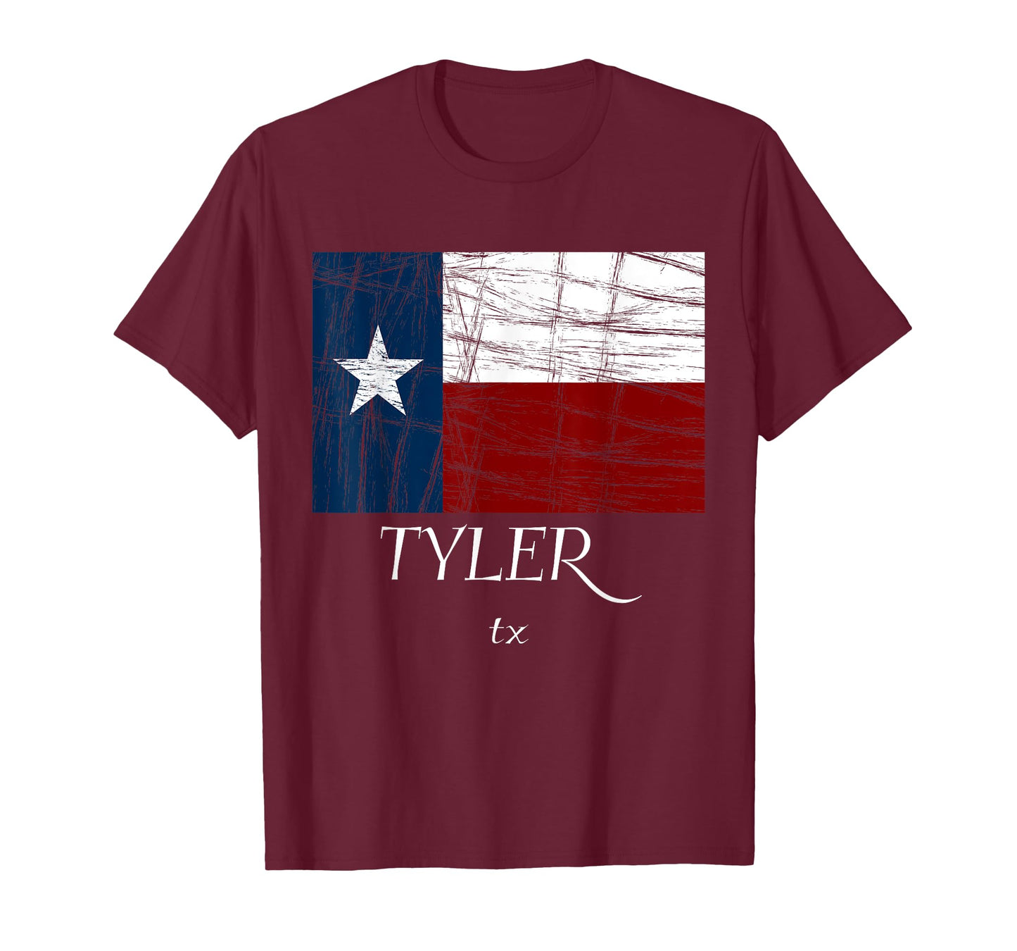 TYLER TX - T-Shirt | Flag - Texas Tee - City State