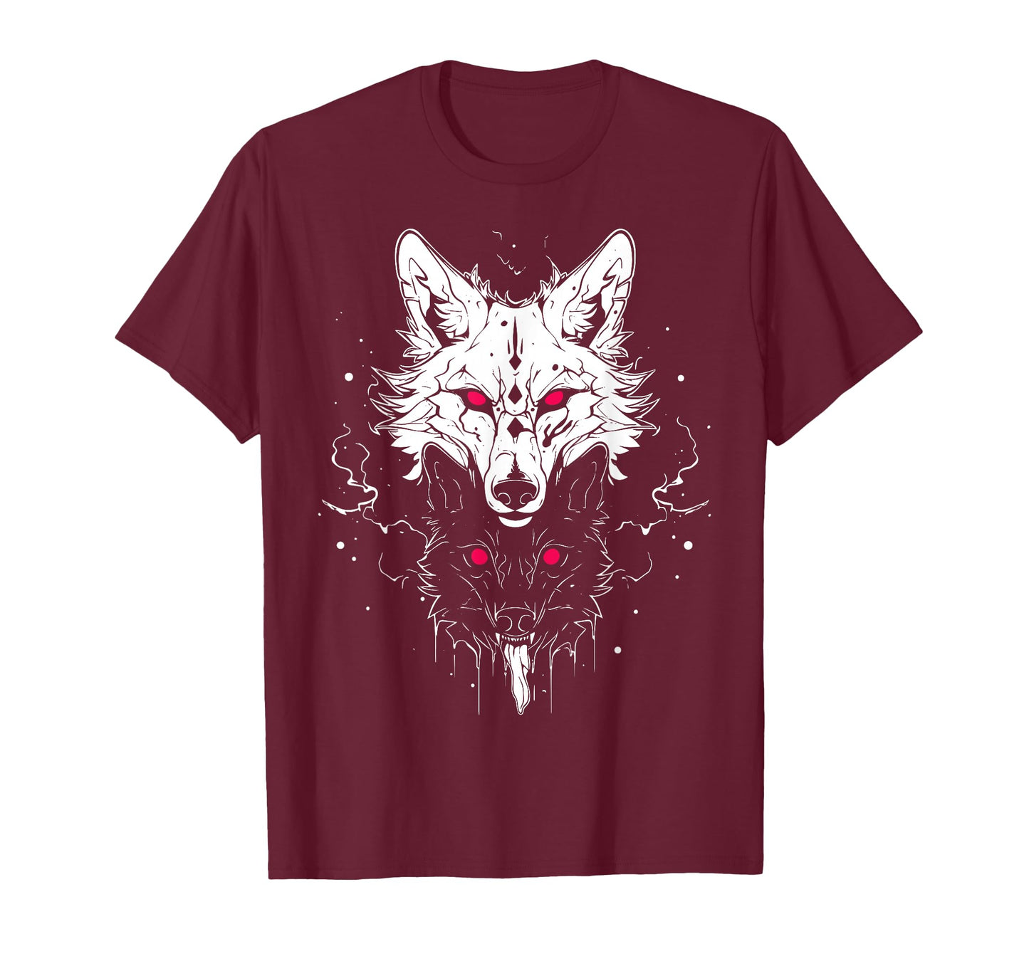 Occult Horror Witchy Gothic Furry Wolves | Wolf Fursona T-Shirt