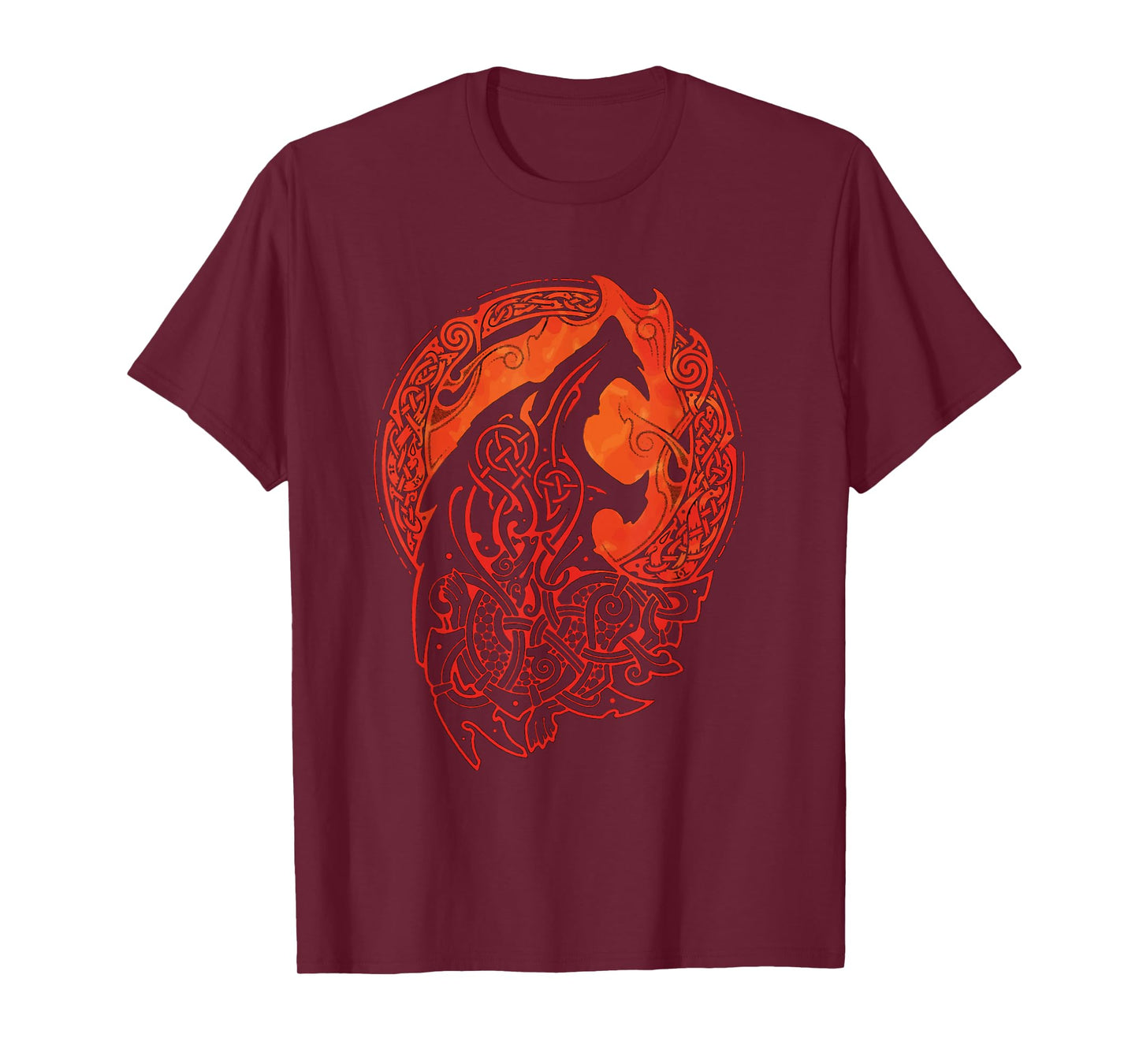 VIKING CELTIC FENRIR - WOLF OF ODIN VIKING T-Shirt