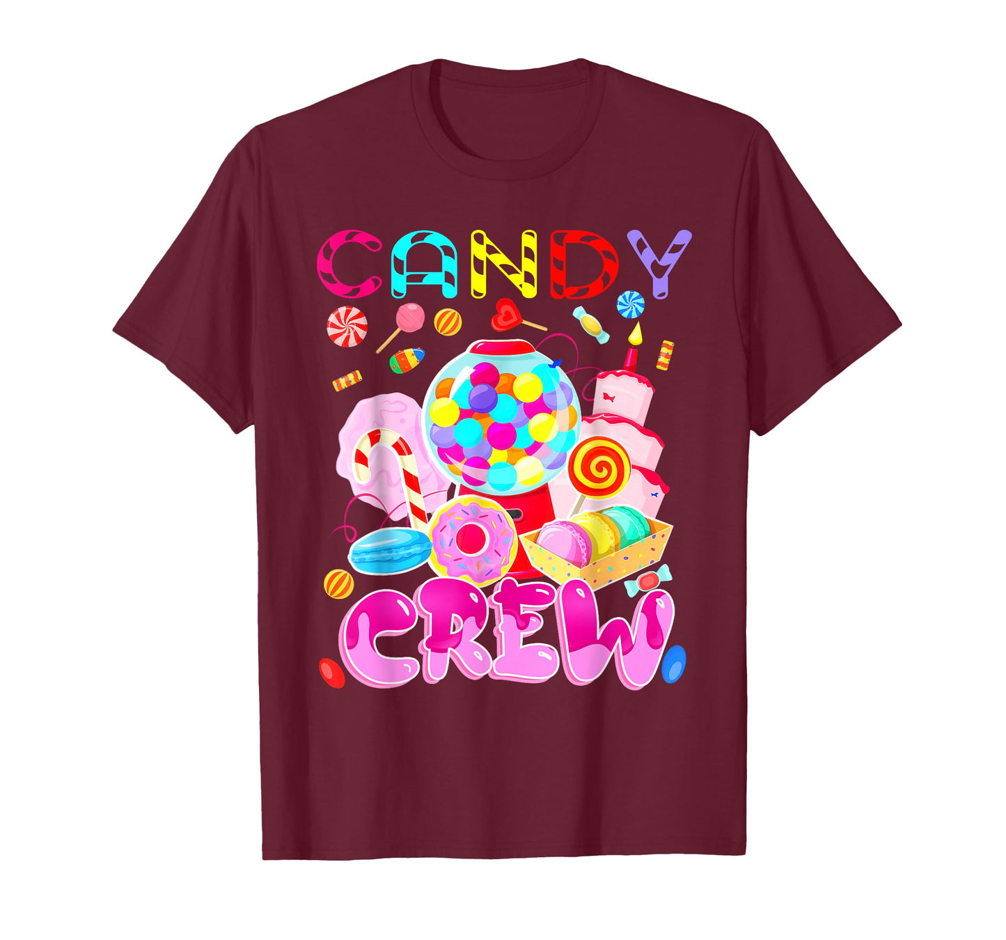 Candy Land Candy Crew Decorations Sweetie Candy Squad Party T-Shirt