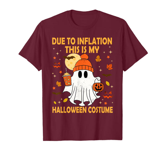 Ghost Halloween Costume Men Women Boo Halloween 2025 T-Shirt