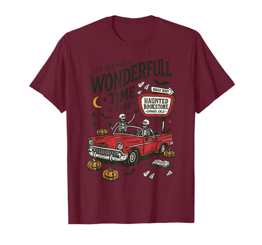 It's The Most Wonderful Time of Year Halloween Skeleton T-Shirt