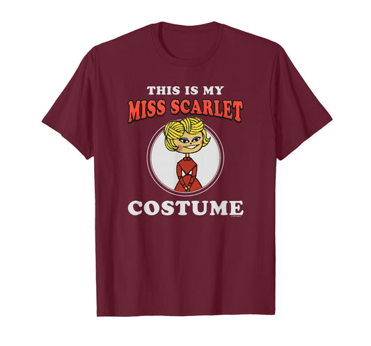 Clue This Is My Miss Scarlet Costume T-Shirt