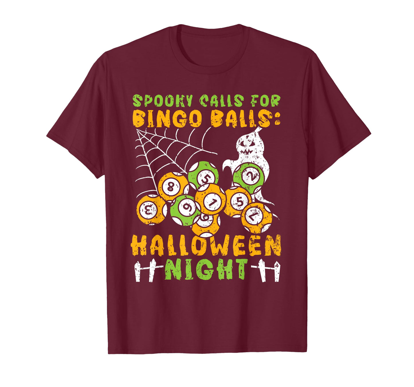 Bingo Halloween Trick Or Treat Bingo Player Bingo Caller T-Shirt