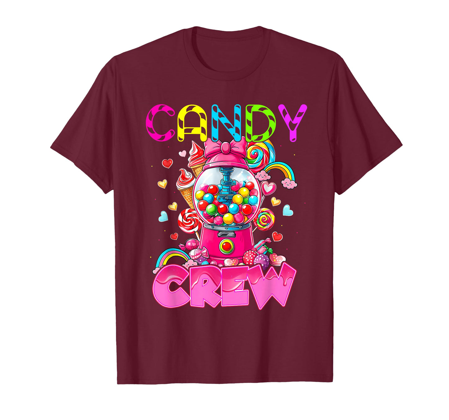 Candy Crew Candy Costume Women Candy Land Kids Sweetie T-Shirt