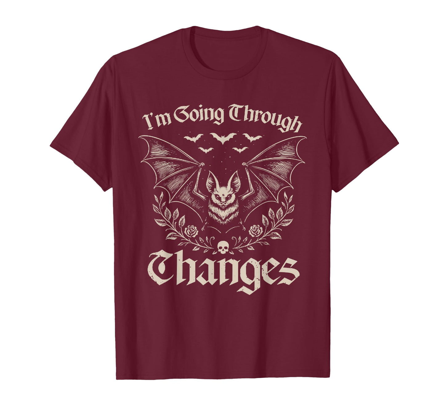 I'm Going Through Changes Spooky Bat Halloween T-Shirt