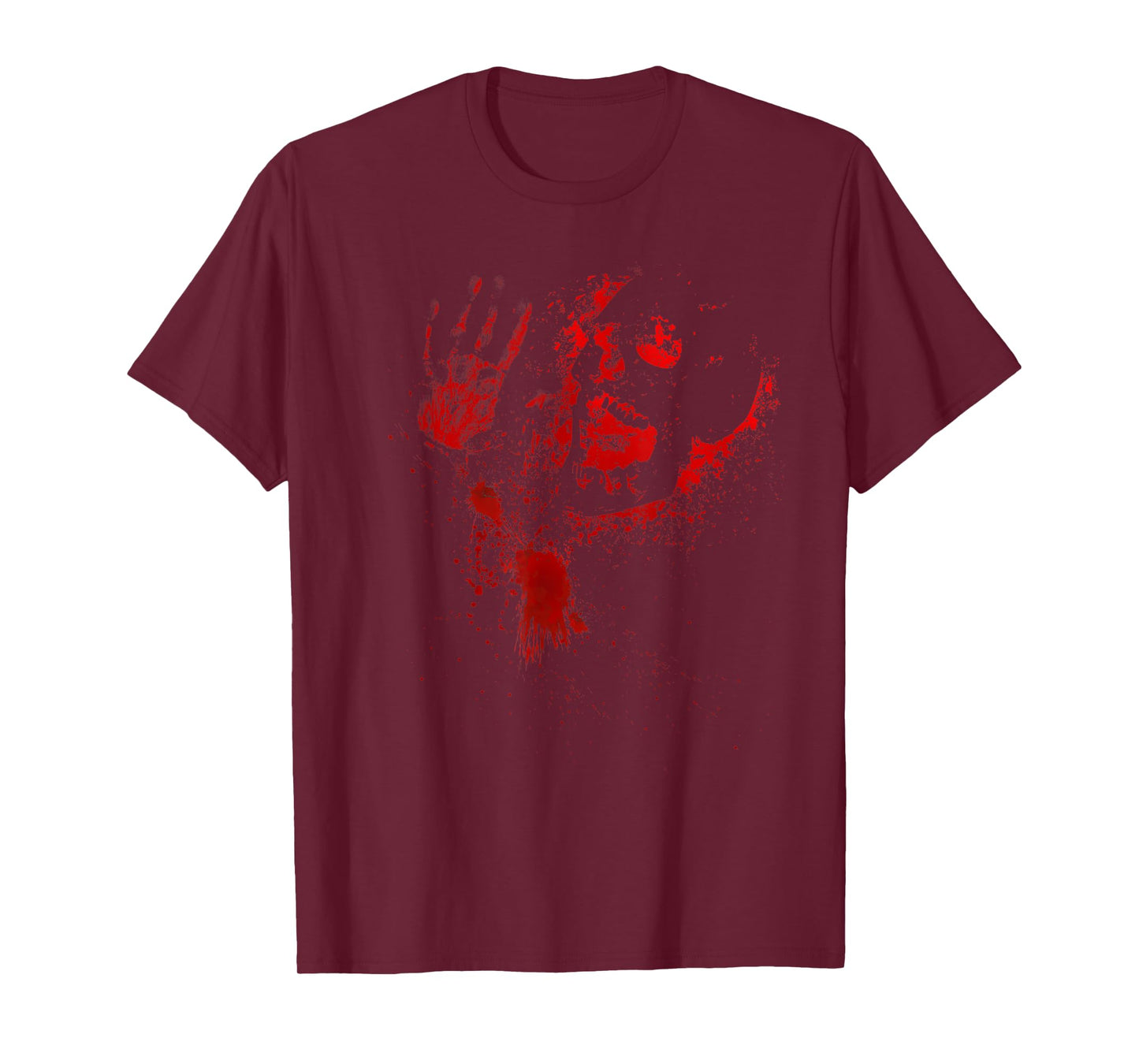 Bloody Skull blood Smeared costume blood splashes T-Shirt