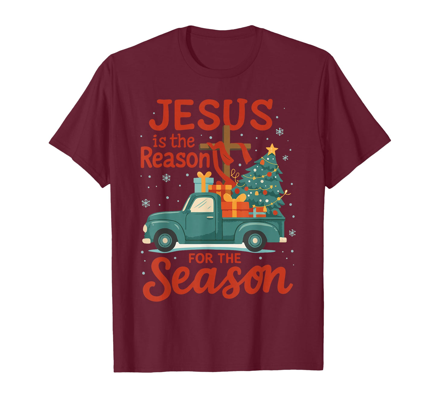 Jesus is The Reason for The Season Pajamas Kids Christmas T-Shirt